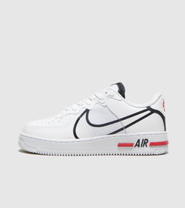 Nike Air Force 1 React - White/Black/Red