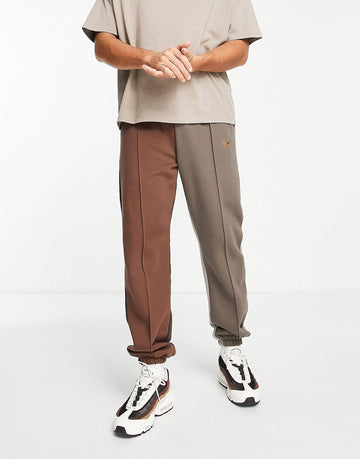 Nike Trend oversized joggers brown