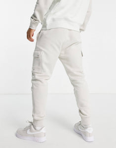 Nike Colourblock joggers light stone