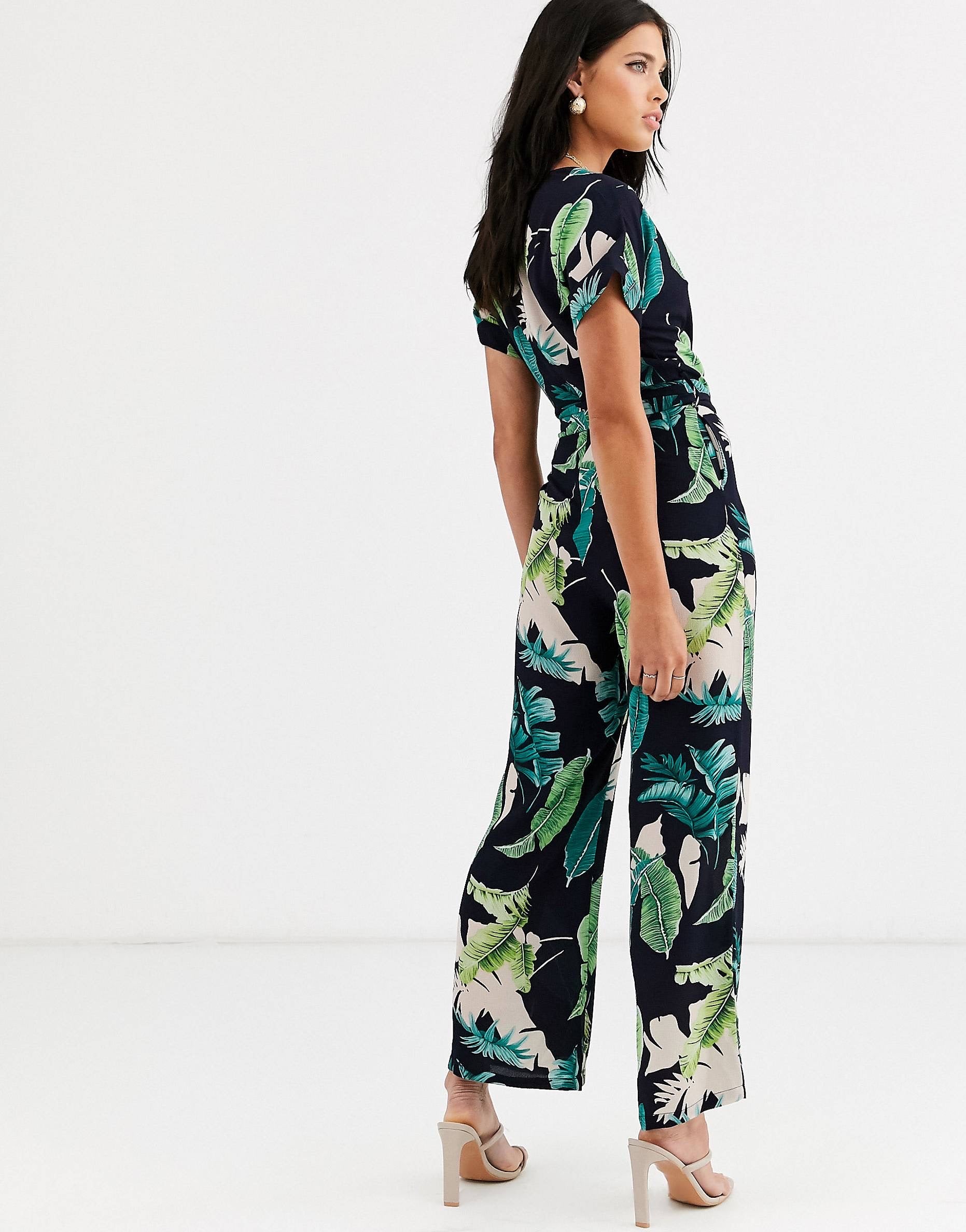 Liquorish jumpsuit - Palm print