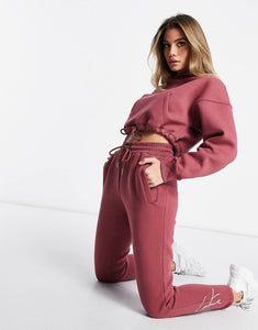 Tracksuit The Couture Club in mauve