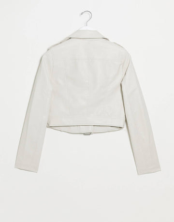 Jakne Stradivarius faux leather