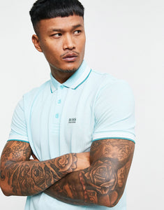 BOSS Athleisur polo mint green