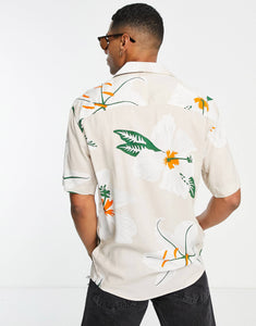 Only & Sons shirt beige floral