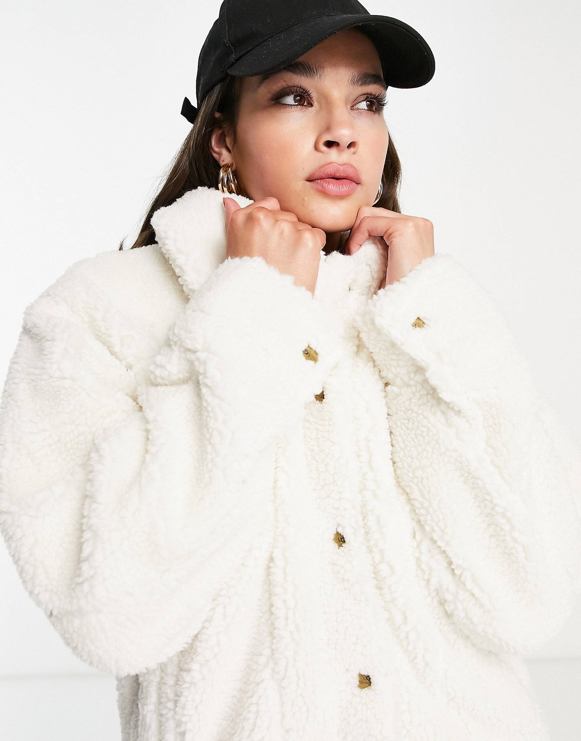 UGG Frankie shearling trucker jacket natural