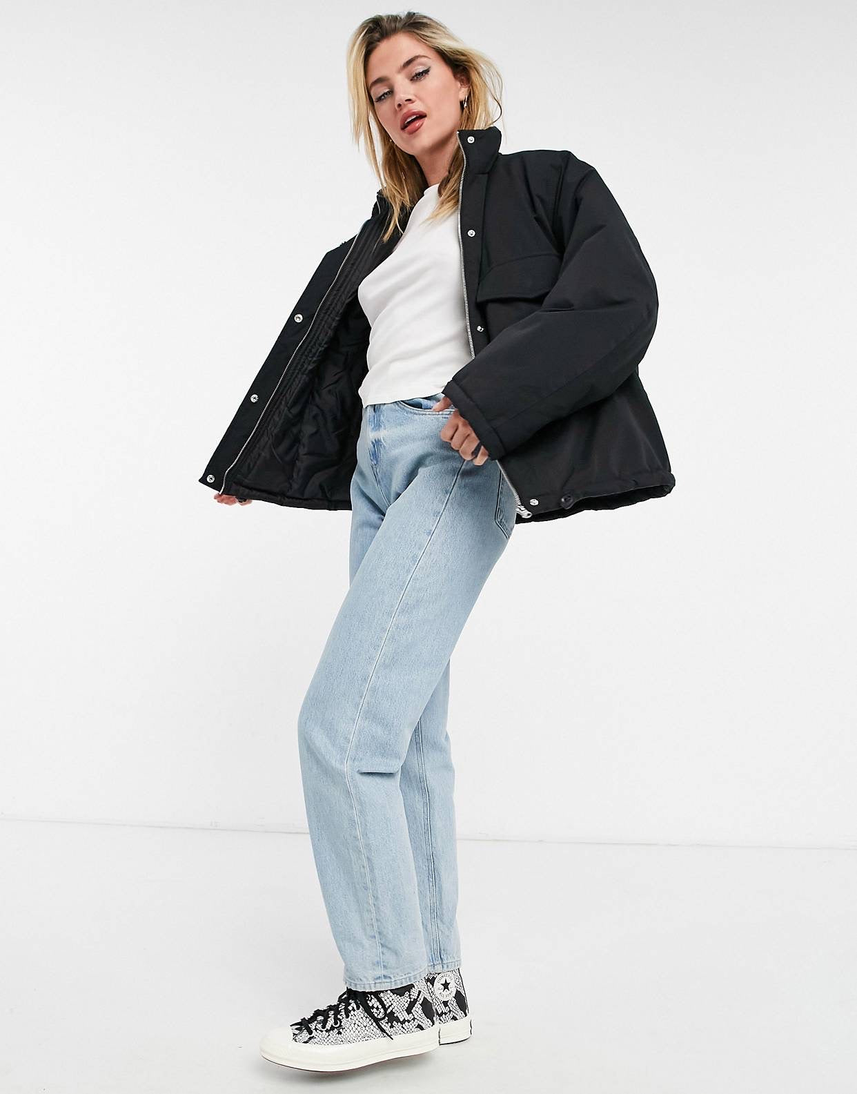 Jacket chuck padded charcoal