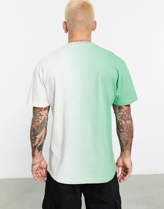 Tommy Jeans signature logo ombre t-shirt green