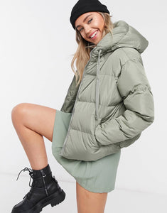 Threadbare puffer jacket