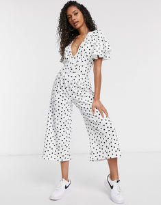 PrettyLittleThing Polka Dot - Jumpsuit