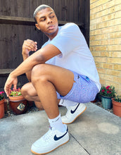 Load image into Gallery viewer, Shorce Nike Festival in dusty blue