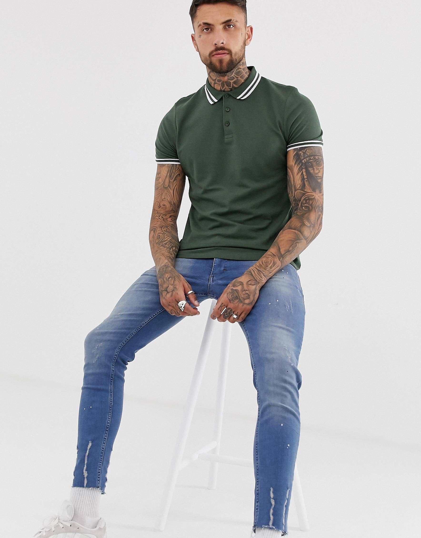 Maic Tipped pique - Polo