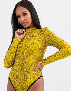 Bluzë Nike - Bodysuit yellow