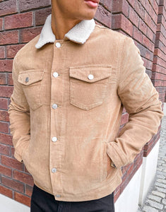 New Look jacket borg collar