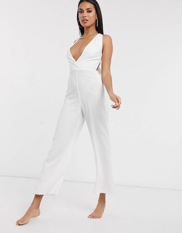 Fashion Union plunge - Jumpsuit