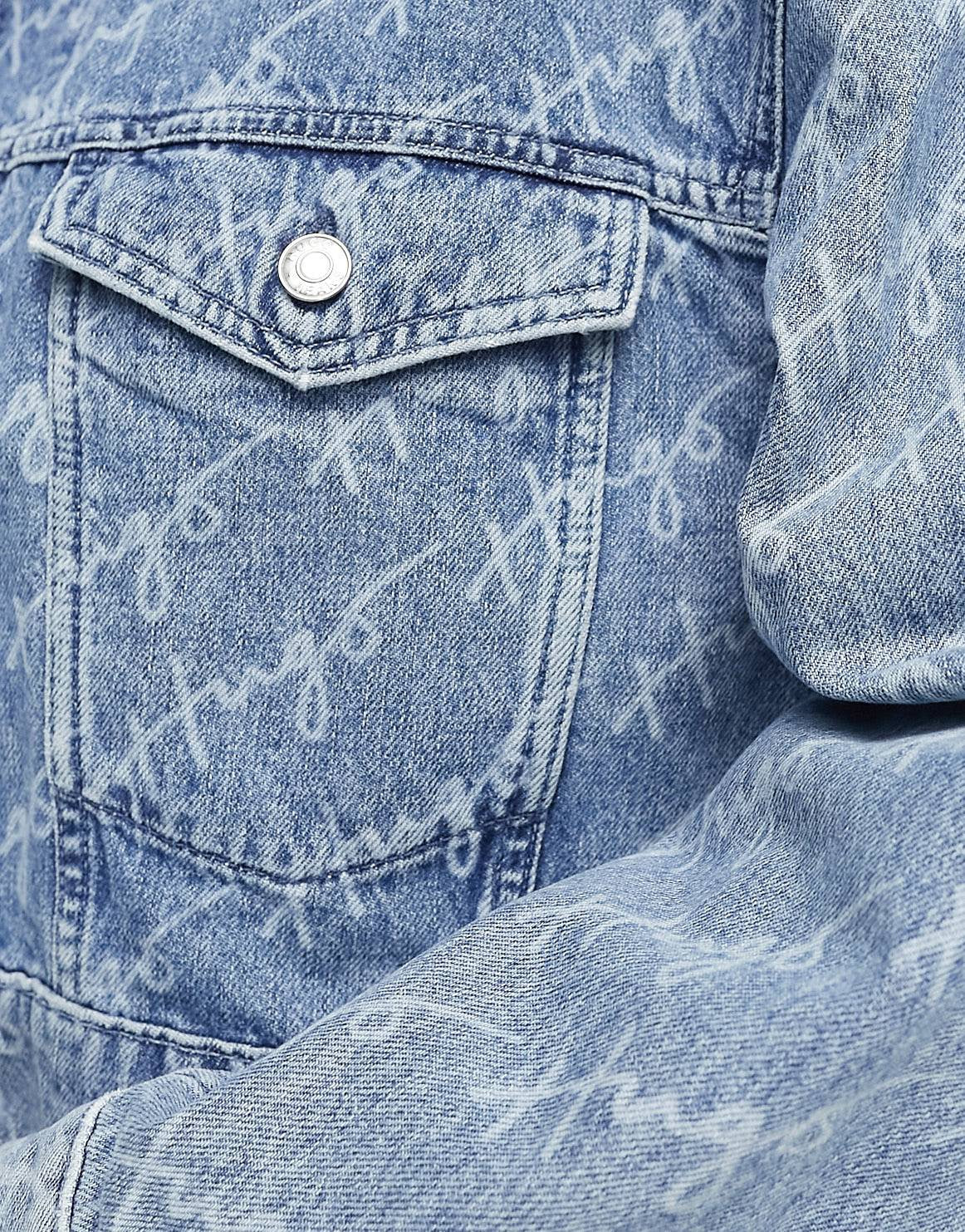 HUGO Galentina denim jacket light blue