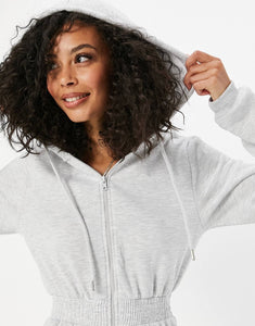 Jumpsuit oversized in Grey marl