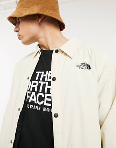 The North Face Telegraphic Coaches jacket in cream