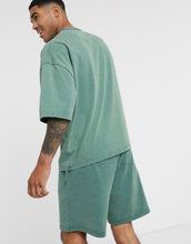 Load image into Gallery viewer, Set Co-ord Green Acid Wash oversized - Maicë dhe Shorce