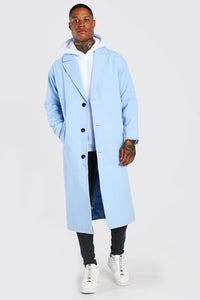 SINGLE BREASTED EXTRA OVERCOAT