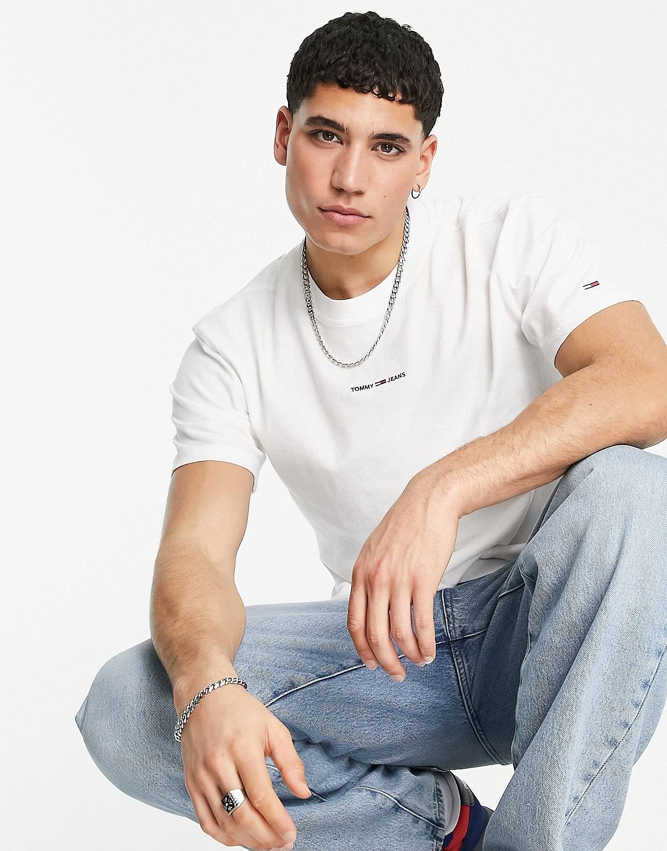 Tommy Jeans tiny logo classic white