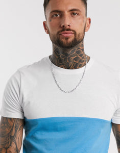 Maic Jack & Jones Originals colourblock in blue