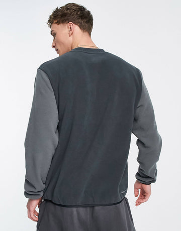 Nike utility pack colourblock sweat grey