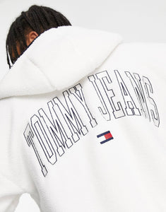 Tommy Jeans full zip hoodie  off white