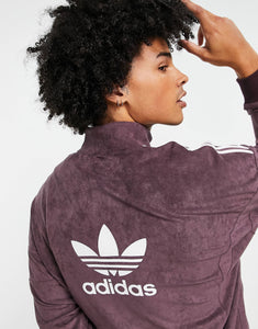 adidas Originals adicolor track jacket maroon