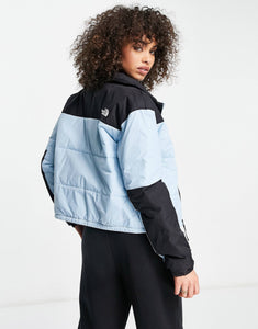 The North Face puffer jacket blue