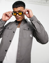 Load image into Gallery viewer, Barbour Beacon twill overshirt grey