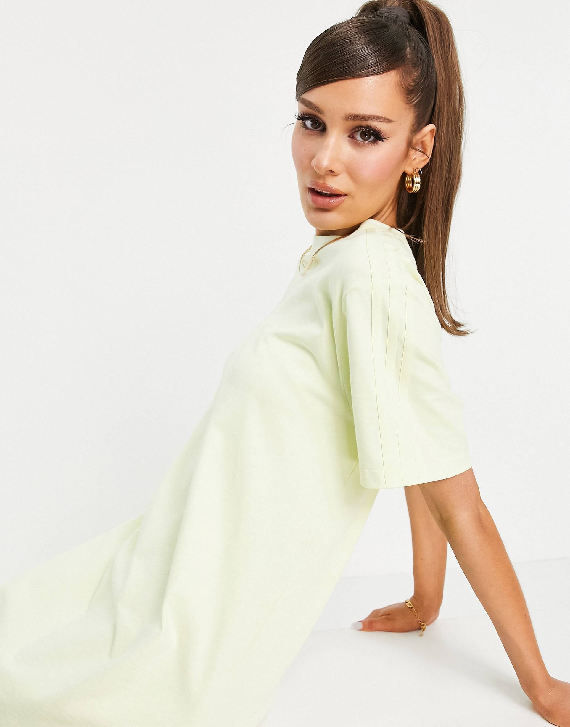 adidas Originals 'Tennis Luxe' dress hazy yellow