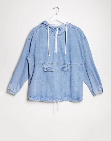 Jacket Denim pull over  - Blue