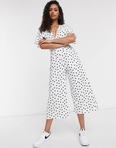 PrettyLittleThing Polka Dot - Jumpsuit