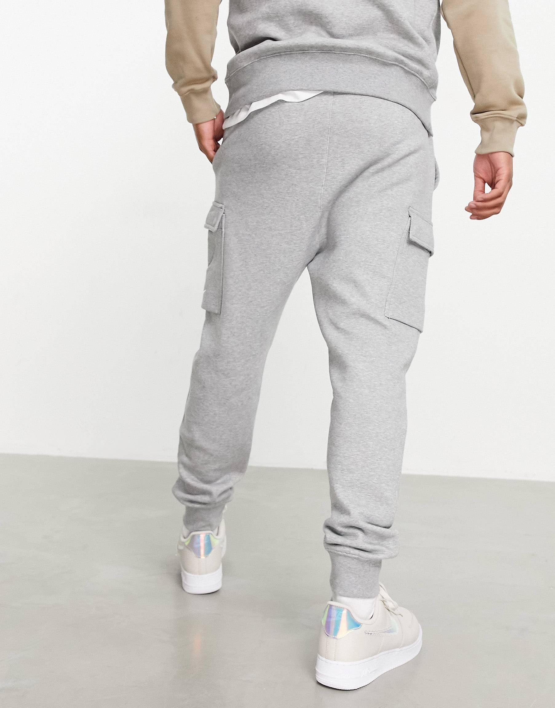 Nike Colourblock joggers dark grey