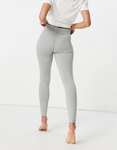 Nike swoosh high rise leggings grey