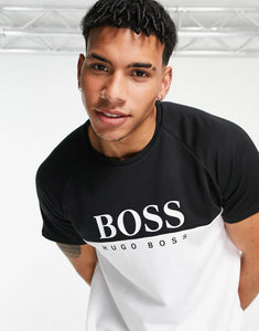 BOSS jacquard black and white