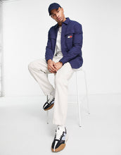 Load image into Gallery viewer, Tommy Jeans sherpa lined overshirt navy