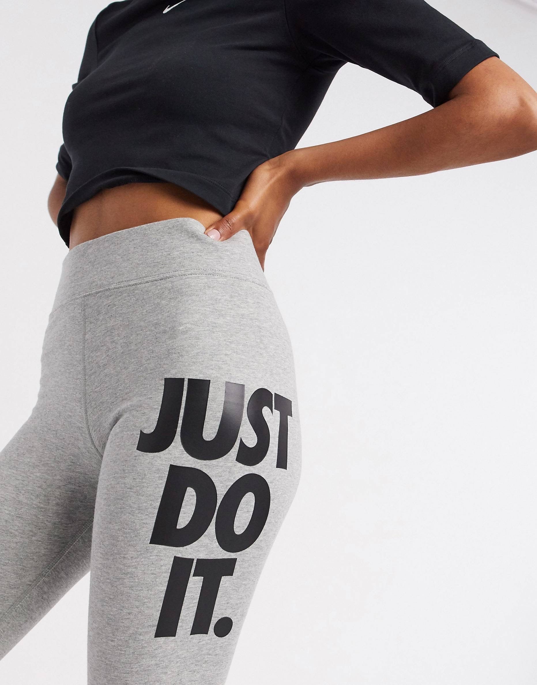 Nike High Just Do It - Leggings in grey