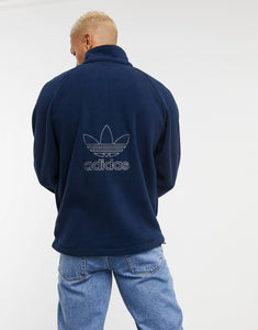 adidas Originals 1/4 zip fleece navy