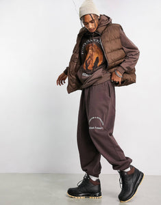 Dark Future co-ord with slogan brown