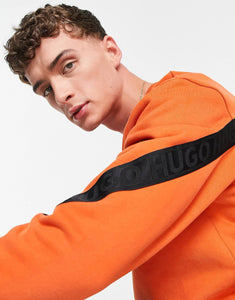 HUGO Ditron sweatshirt dark orange