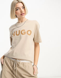 HUGO DuIivio t-shirt light beige