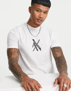 Armani Exchange narrow white