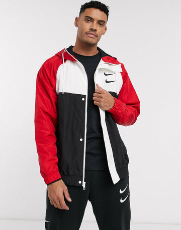 Jakne Nike Swoosh - Black/Red