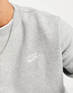 Nike Club crew neck sweatshirt grey