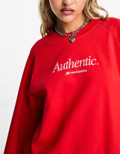 Load image into Gallery viewer, New Balance sweatshirt red