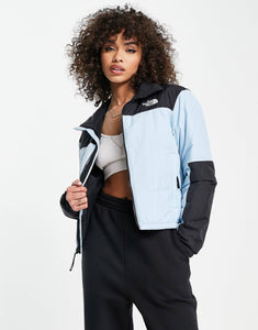 The North Face puffer jacket blue