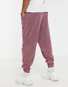 Joggers in acid wash oversized