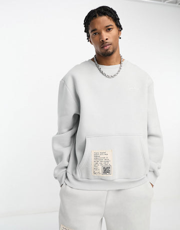 Karl Kani co-ord oversized sweatshirt dusty blue
