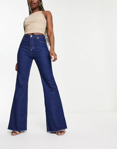 BOSS Orange FRIDA 70s jeans medium blue